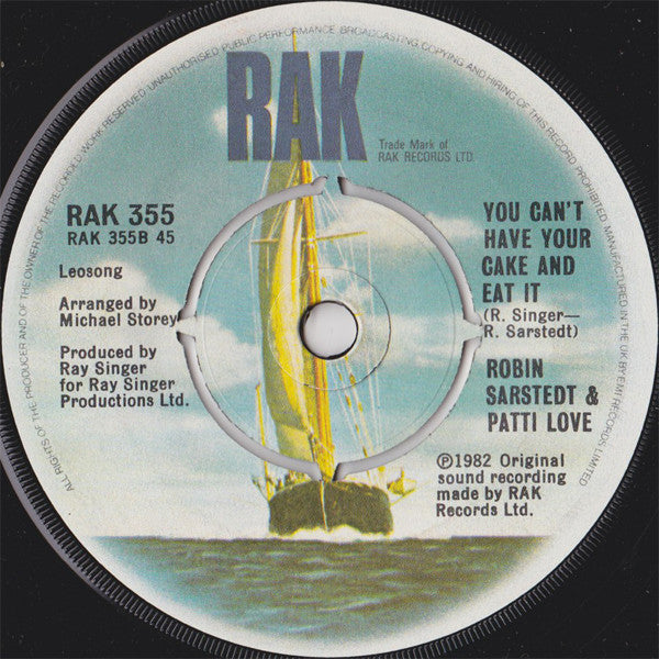 Robin Sarstedt & Patti Love : You're Just In Love (7", Single)