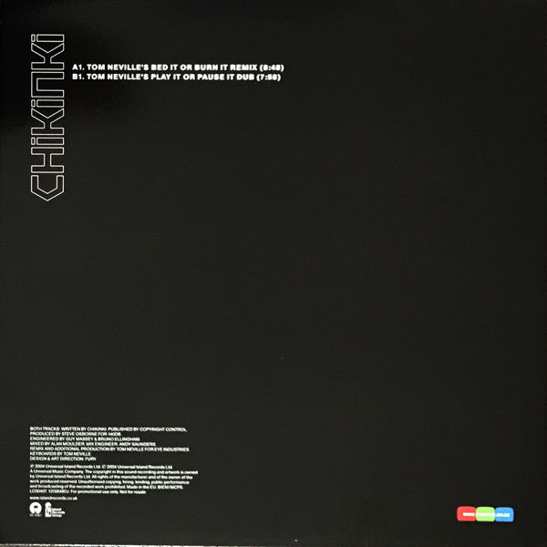 Chikinki : Like It Or Leave It (12", Promo)