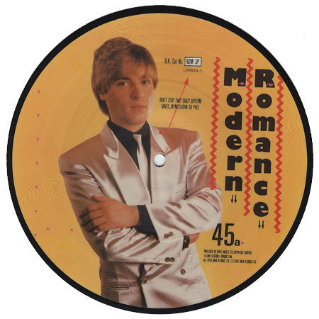 Modern Romance : Don't Stop That Crazy Rhythm (7", Single, Pic)
