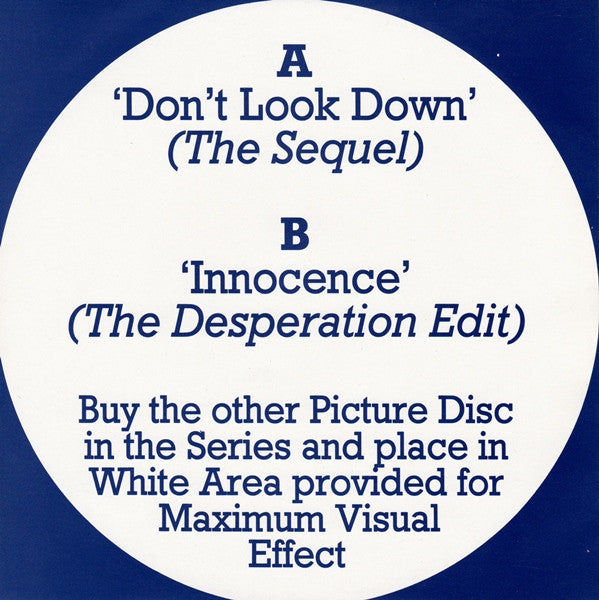 Go West : Don't Look Down (The Sequel) (7", Single, Pic, Ric)