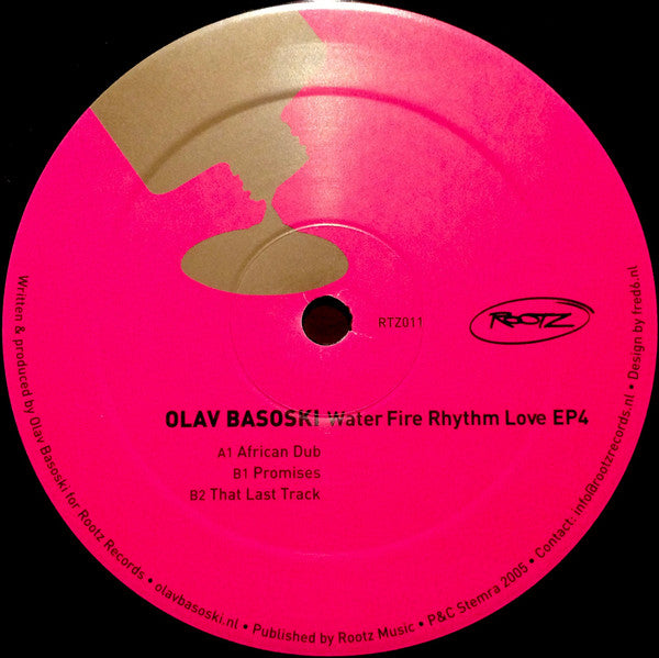 Olav Basoski : Water Fire Rhythm Love EP4 (12")