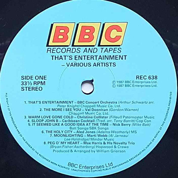Various : That's Entertainment (LP, Comp)
