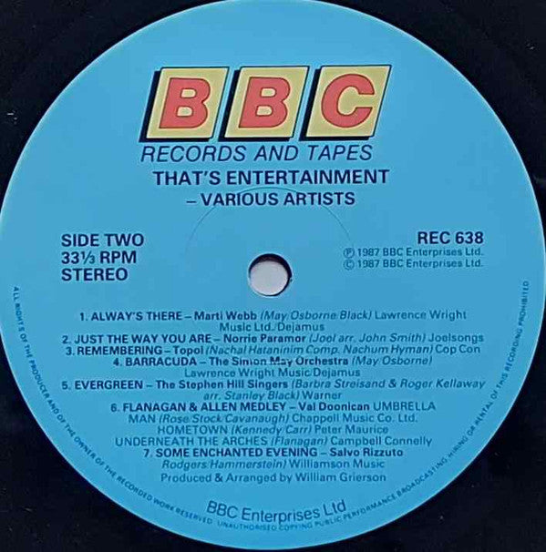 Various : That's Entertainment (LP, Comp)