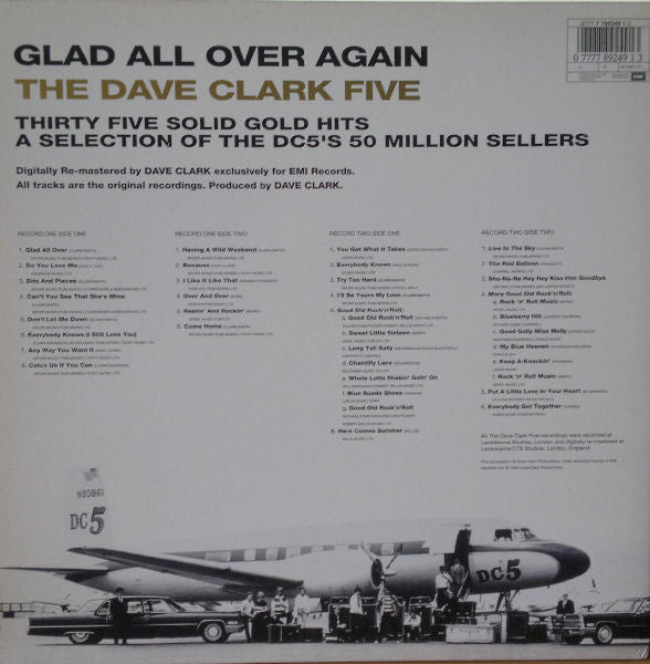The Dave Clark Five : Glad All Over Again (2xLP, Comp, RM, Gat)