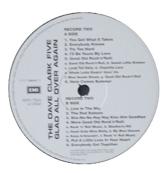 The Dave Clark Five : Glad All Over Again (2xLP, Comp, RM, Gat)
