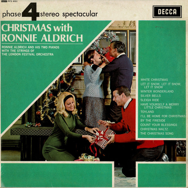 Ronnie Aldrich With The Strings Of The London Festival Orchestra : Christmas With Ronnie Aldrich (LP, Album)