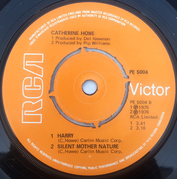 Catherine Howe : The Truth Of The Matter (7", EP)