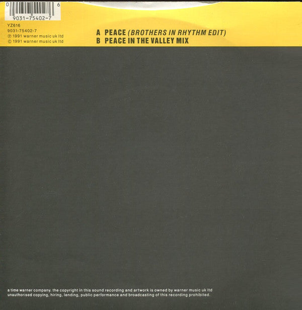 Sabrina Johnston : Peace (7", Single)