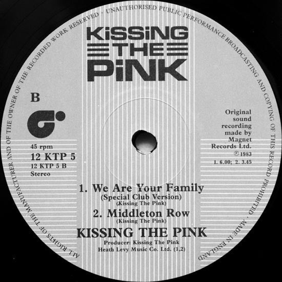 Kissing The Pink : Maybe This Day (12")