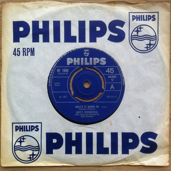 Dusty Springfield : What's It Gonna Be (7", Single, Mono)