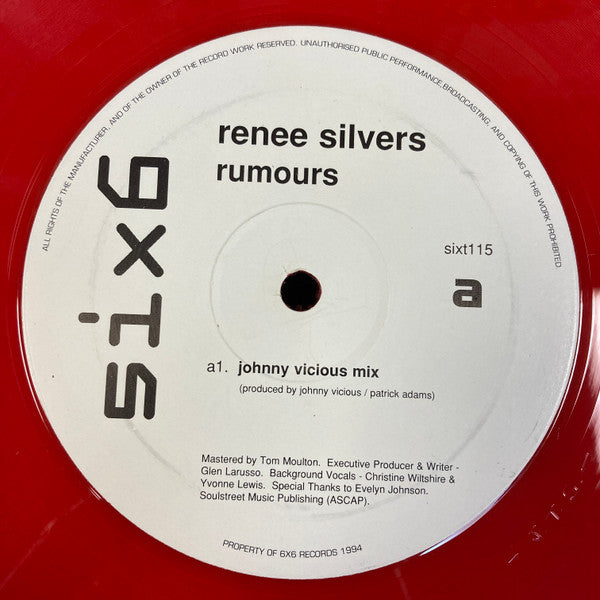 Renee Silvers : Rumours (12", Ltd, Red)