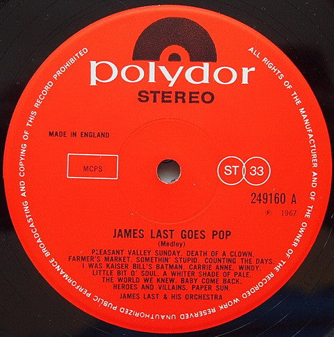 Orchester James Last : James Last Goes Pop (LP, Album)