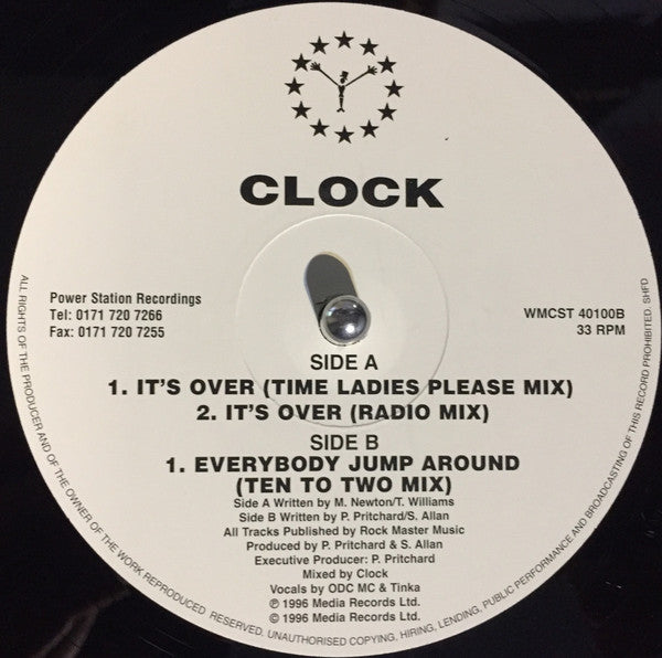 Clock : It's Over (12", Promo)
