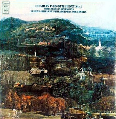 Charles Ives - Eugene Ormandy, The Philadelphia Orchestra : Symphony No. 1 / Three Places In New England (LP)