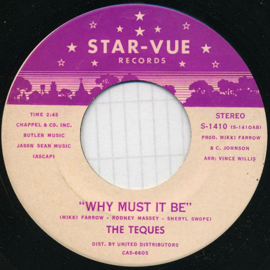 The Teques : If I Could (7")