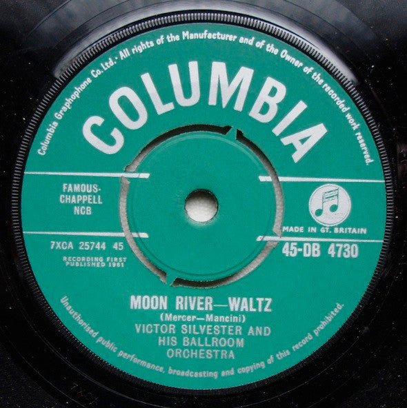 Victor Silvester And His Ballroom Orchestra : Moon River (7")