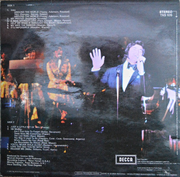 Engelbert Humperdinck : Live And S.R.O. At The Riviera Hotel, Las Vegas (LP, Album)