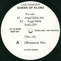 Queen Of Klubz : Live Forever (12", Promo)