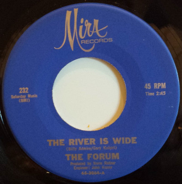 The Forum : The River Is Wide (7", Single)