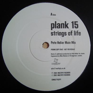 Plank 15 : Strings Of Life (12", Promo)