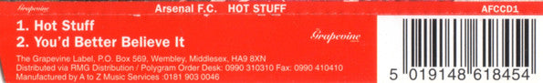 Arsenal FC : Hot Stuff (CD, Single)