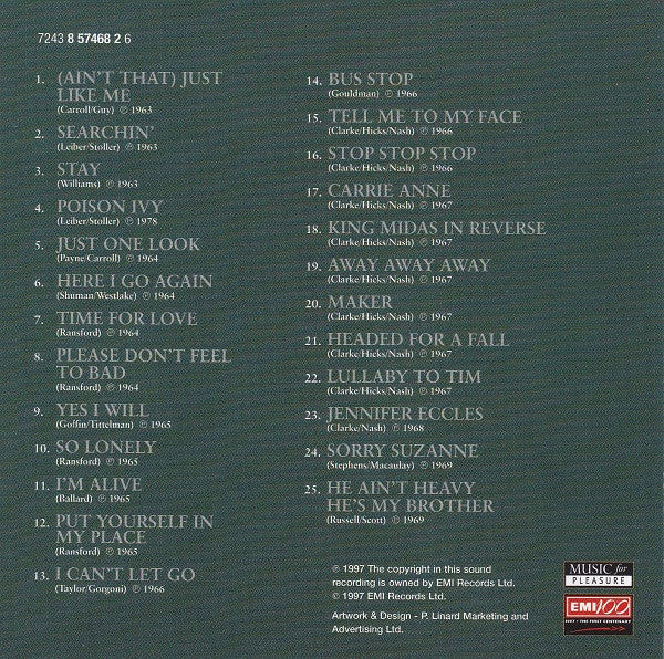 The Hollies : The Essential Collection (CD, Comp)