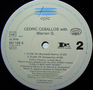Cedric Ceballos With Warren G : Flow On (12")