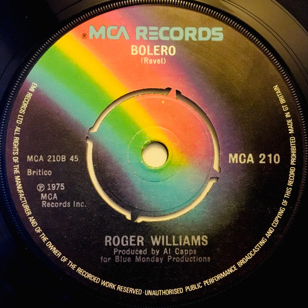 Roger Williams (2) : Theme From "Rollerball" (7", Single)