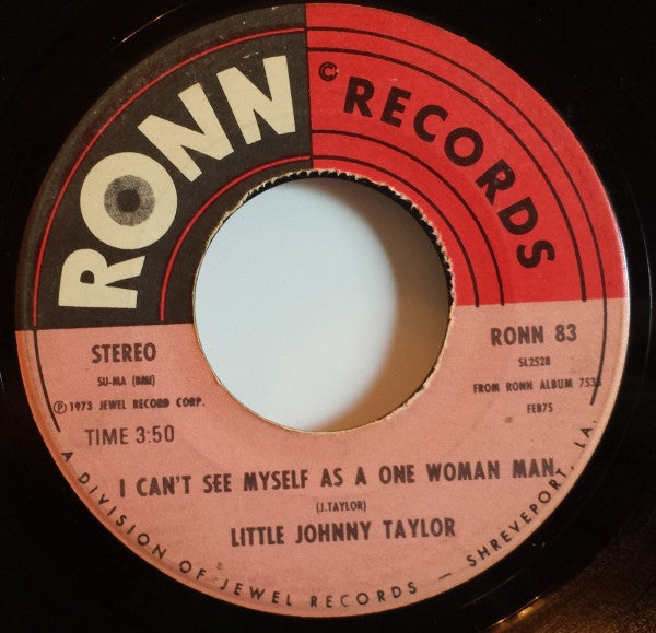 Little Johnny Taylor : I Don't Want It All (7")