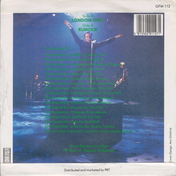 Radio Heart Featuring Gary Numan : London Times (7", Single)