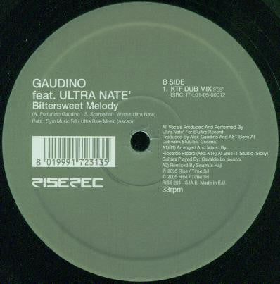 Alex Gaudino Feat. Ultra Naté : Bittersweet Melody (12")
