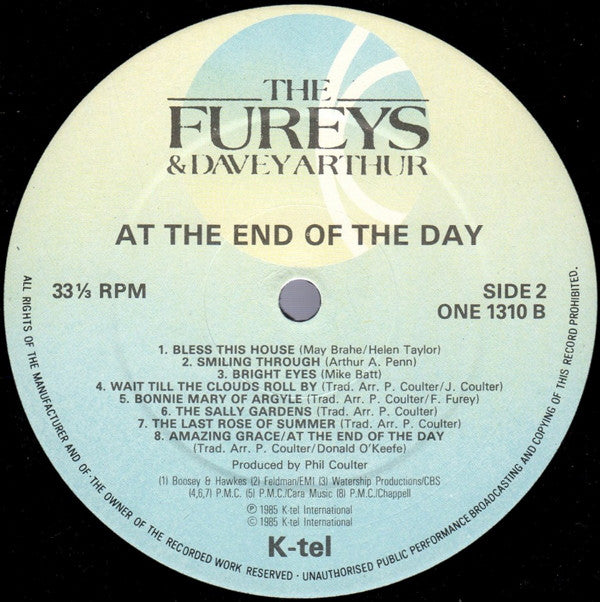 The Fureys & Davey Arthur : At The End Of The Day (LP, Album)