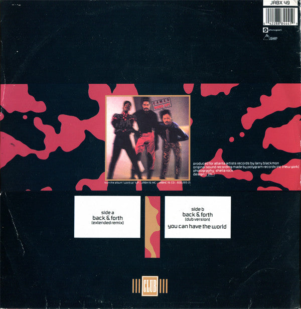 Cameo : Back & Forth (12")