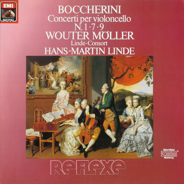 Luigi Boccherini, Wouter Möller, Linde-Consort, Hans-Martin Linde : Concerti Per Violoncello N. 1 · 7 · 9 (LP)