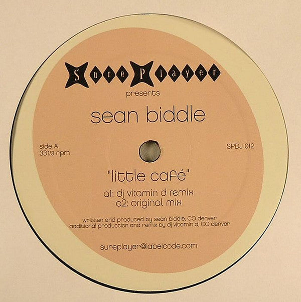 Sean Biddle : Little Café (12")