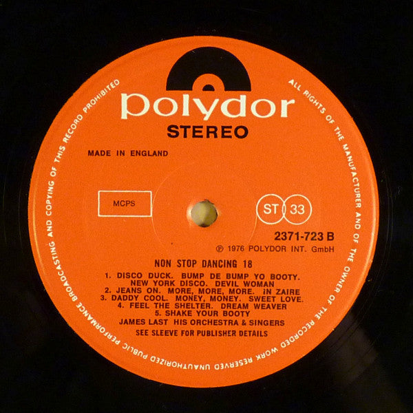 James Last : Non Stop Dancing 18 (LP, Album)