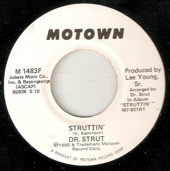 Dr. Strut : Struttin' (7", Single, Promo)