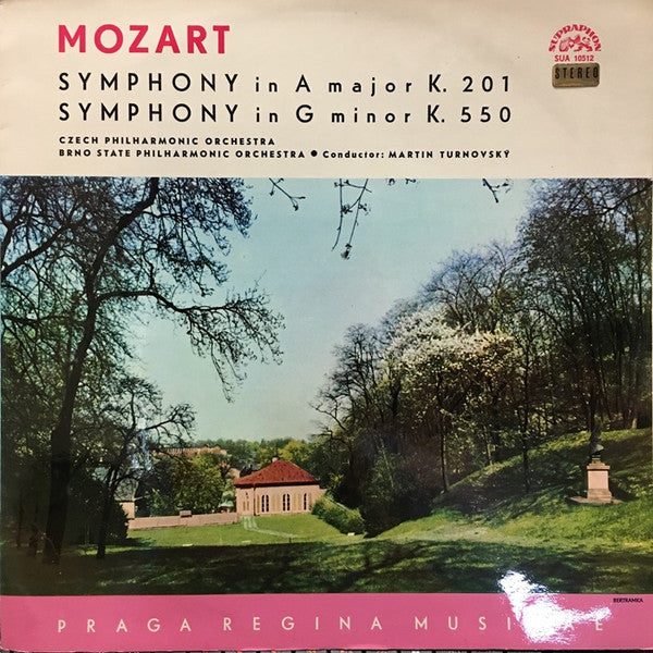 Wolfgang Amadeus Mozart : Symphony In A Major K.201 / Symphony In G Minor K.550 (LP)