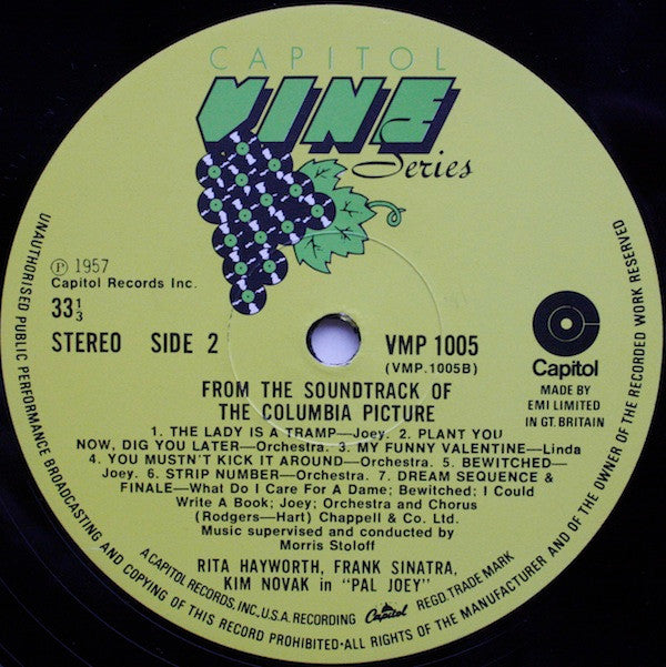 Various : Soundtrack Pal Joey (LP, RE)