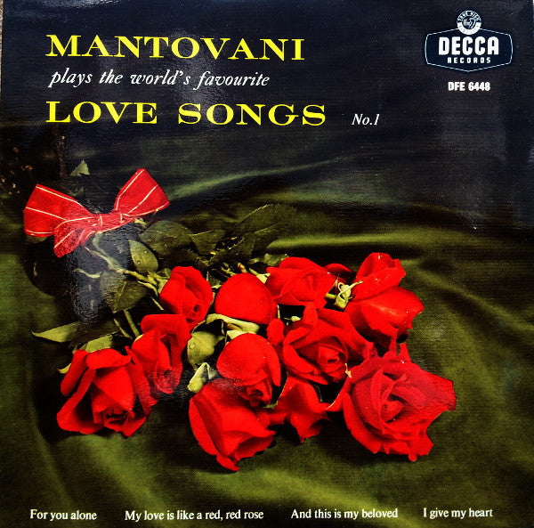 Mantovani And His Orchestra : Mantovani Plays The World's Favourite Love Songs No. 1 (7", EP)