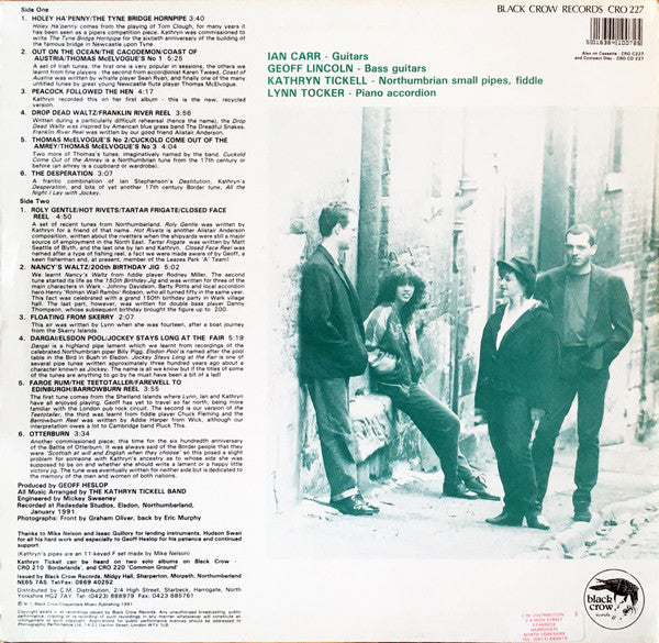 The Kathryn Tickell Band : The Kathryn Tickell Band (LP, Album)