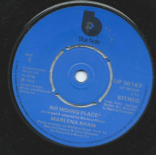 Marlena Shaw : Love Has Gone Away (7")