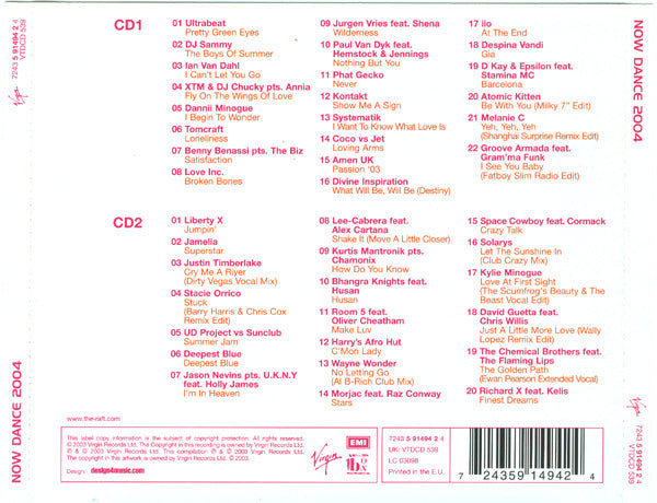 Various : Now Dance 2004 (2xCD, Comp)