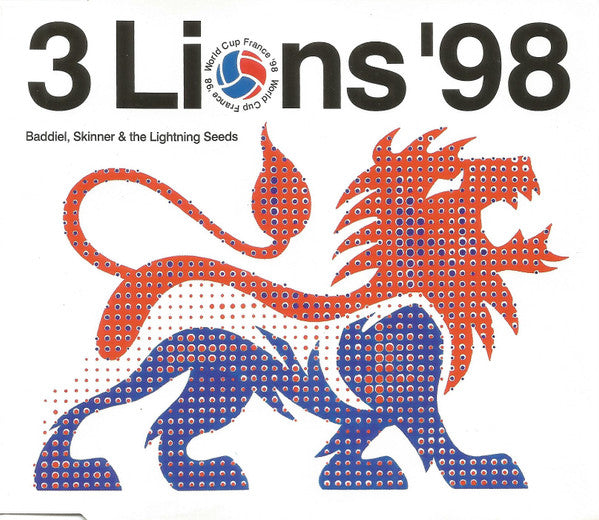 Baddiel & Skinner & Lightning Seeds : 3 Lions '98 (CD, Maxi)