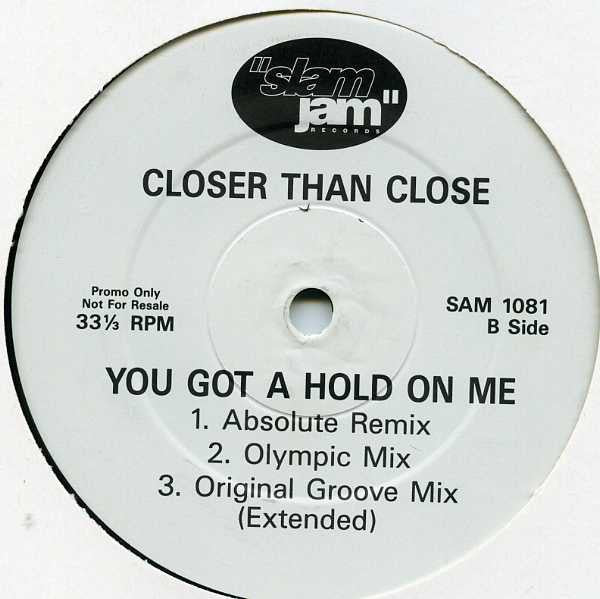 Closer Than Close : You've Got A Hold On Me (12", Promo)
