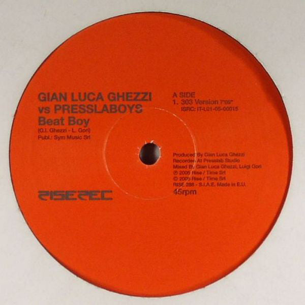 Gian Luca Ghezzi vs. Presslaboys : Beat Boy (12")