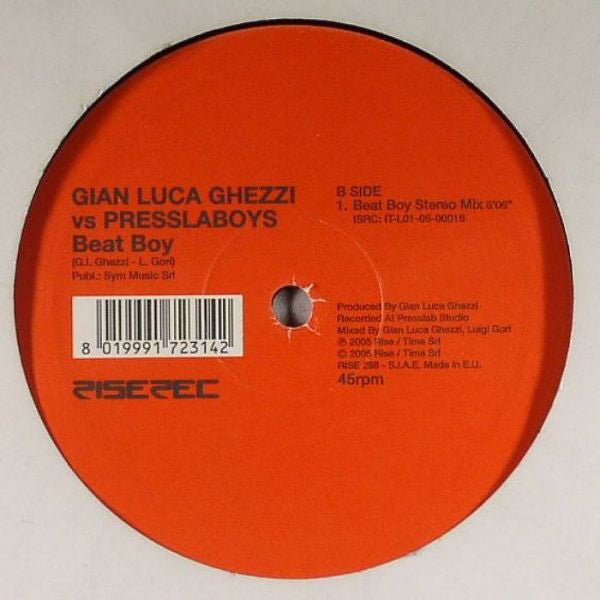 Gian Luca Ghezzi vs. Presslaboys : Beat Boy (12")