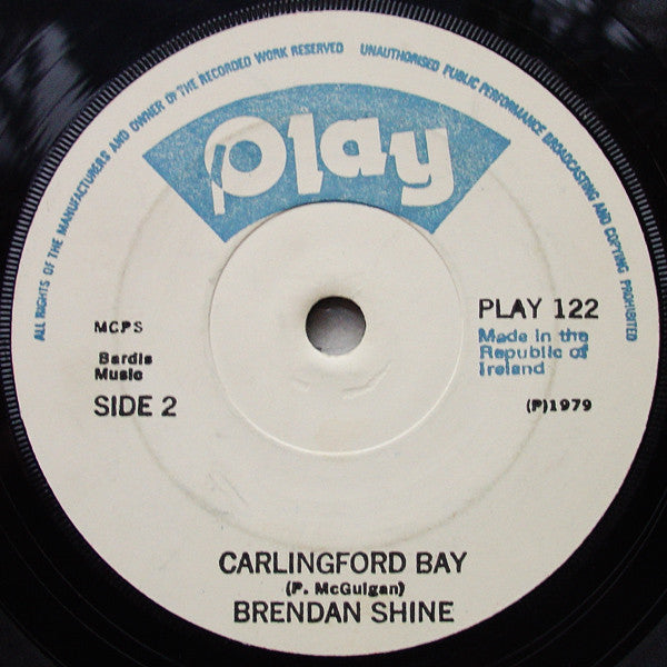 Brendan Shine : Do You Want Your Old Lobby Washed Down Con Shine (7")