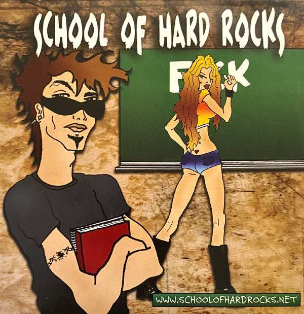Various : School Of Hard Rocks (CD, Enh, Promo, Smplr)