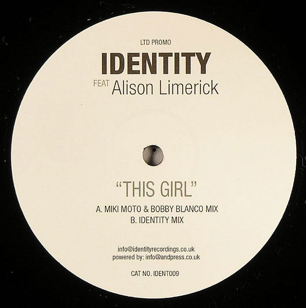 Identity (3) : This Girl (12")